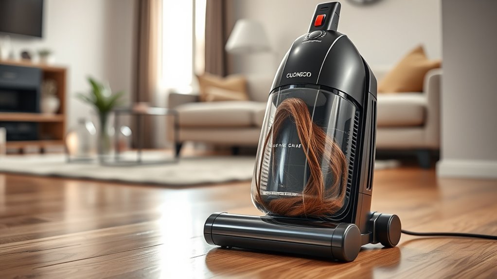 top long hair vacuum picks