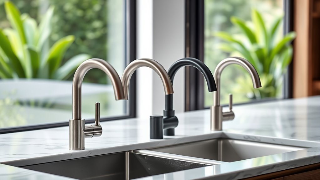 top low profile faucets