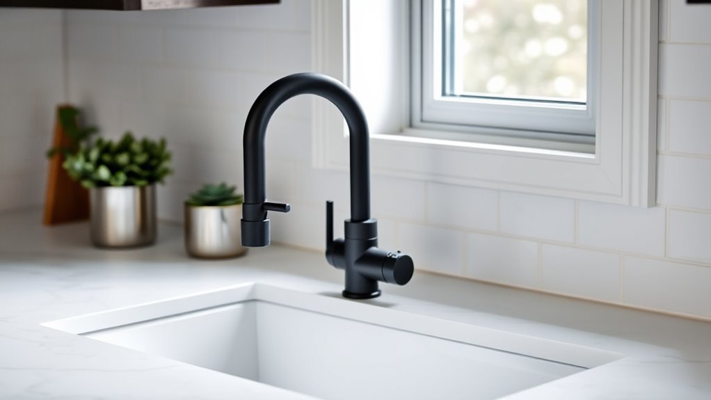 top matte black faucets
