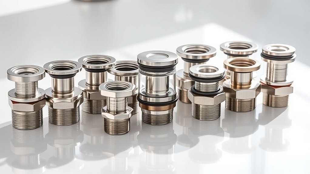 top metal drain assemblies