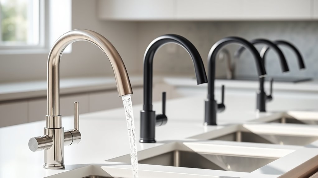 top modern kitchen faucets