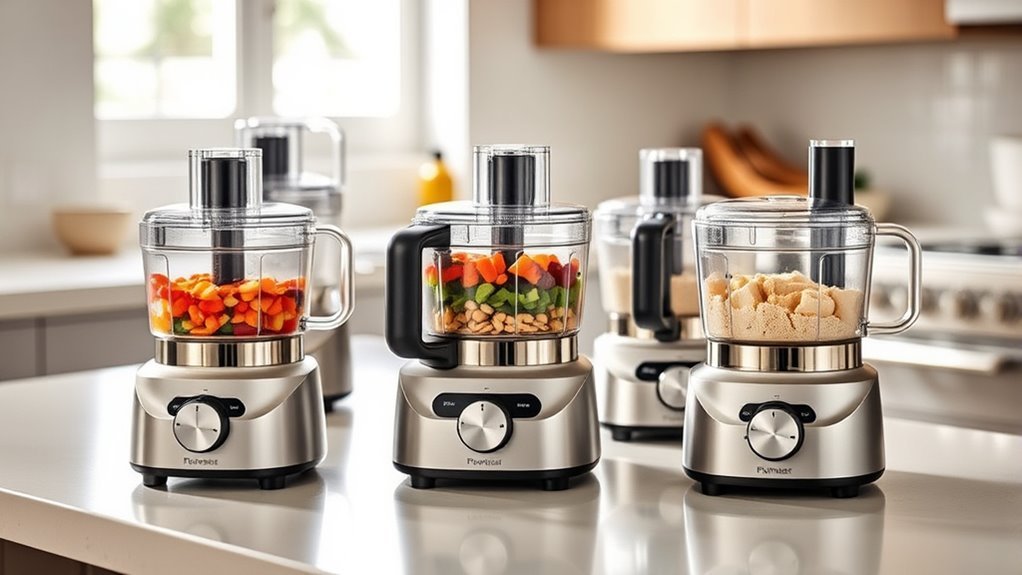 top multi bowl food processors