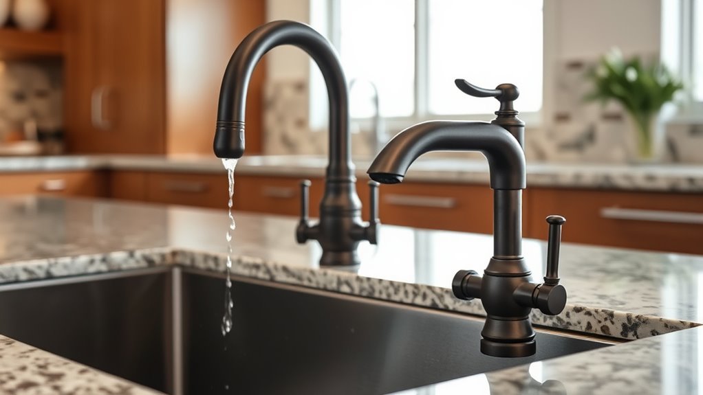 top oil rubbed faucets