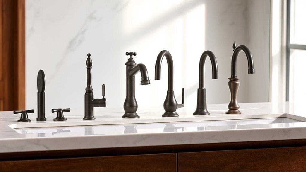 top oil rubbed faucets