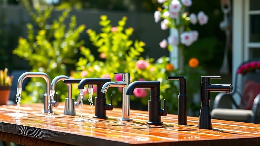 top outdoor sink faucets