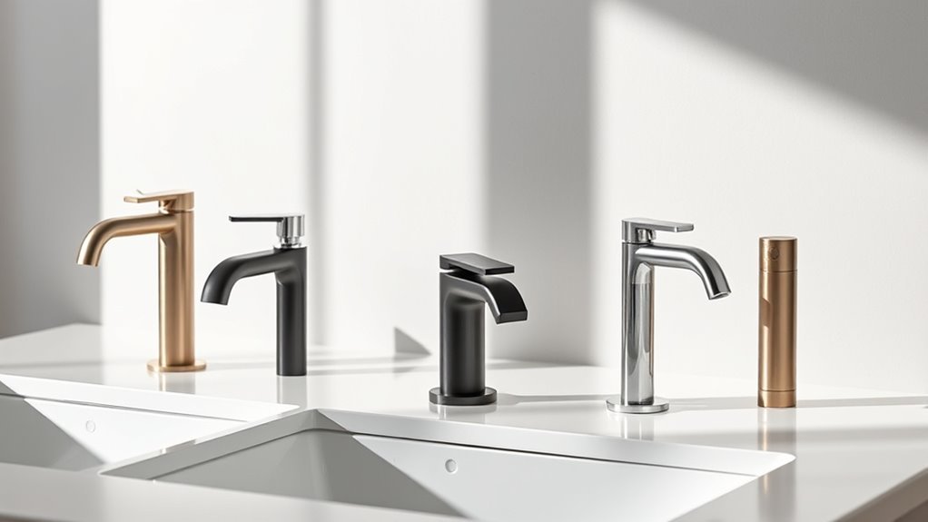 top pedestal sink faucets