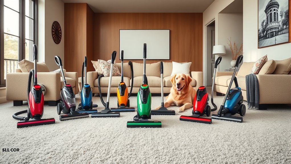 top pet hair canister vacuums