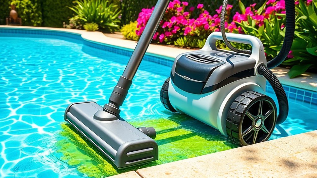 top pool algae vacuums