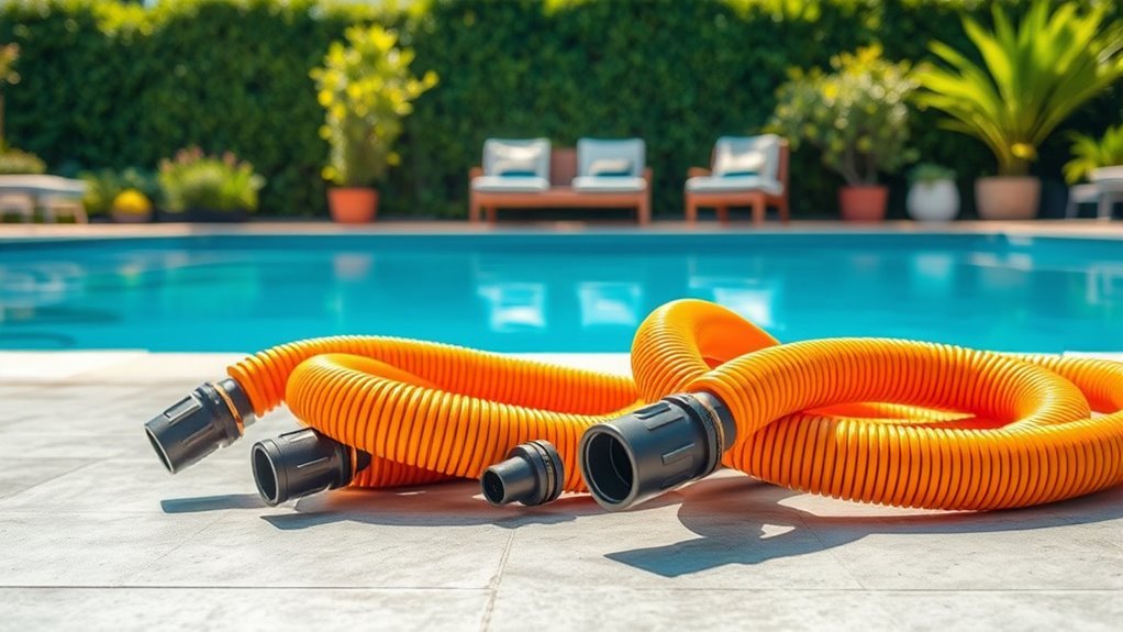 top pool vacuum hoses
