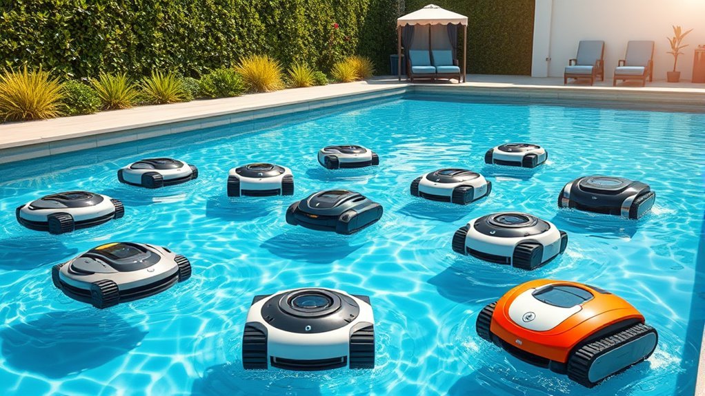 top pool vacuum robots