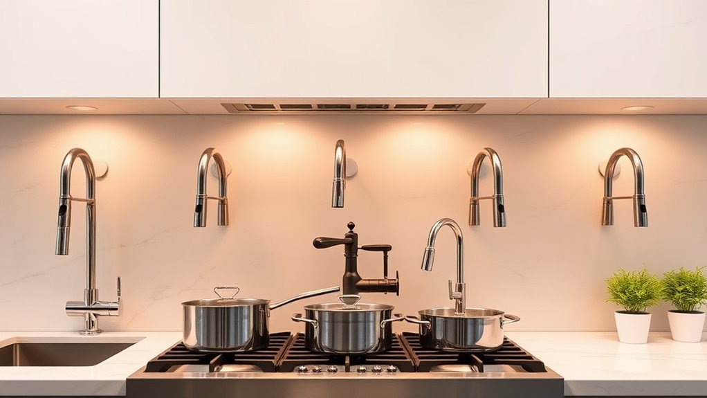 top pot filler faucets