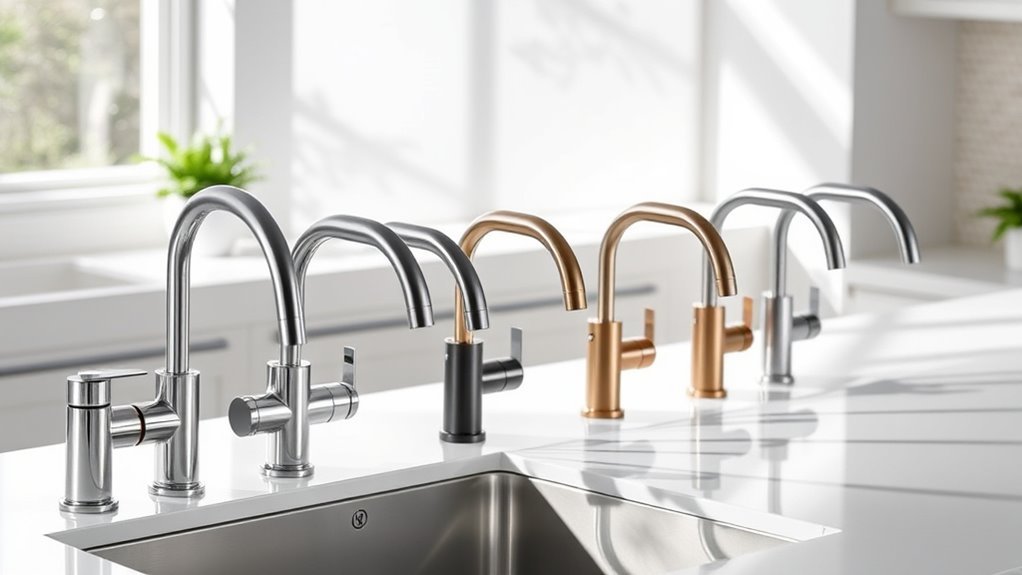 top pre rinse faucets