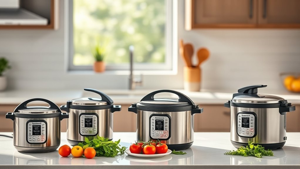 top pressure cooker sizes