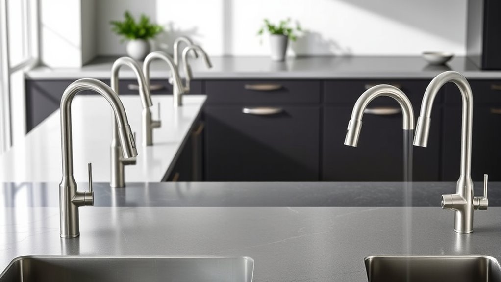 top pull down faucets