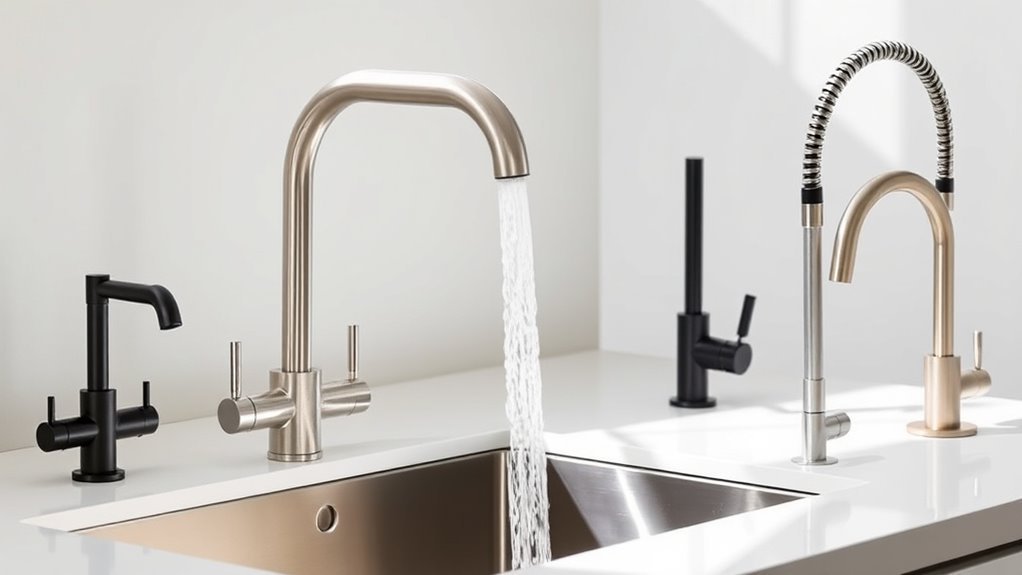 top pull down faucets