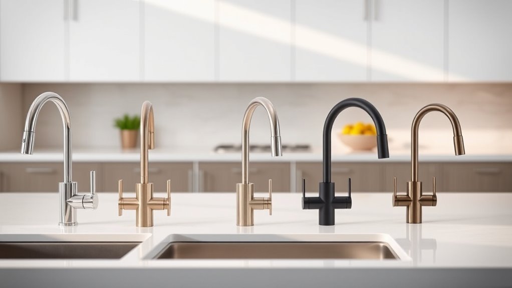 top pull down faucets