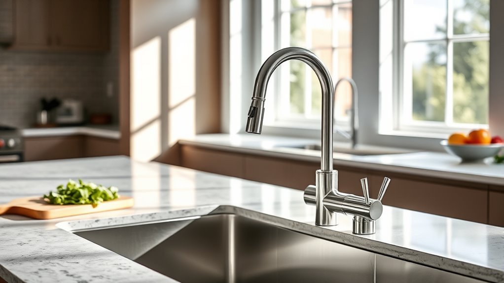 top pull down faucets