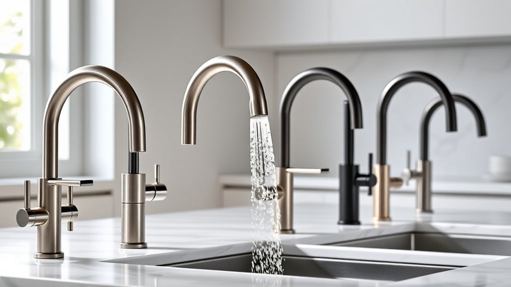 top pull down faucets