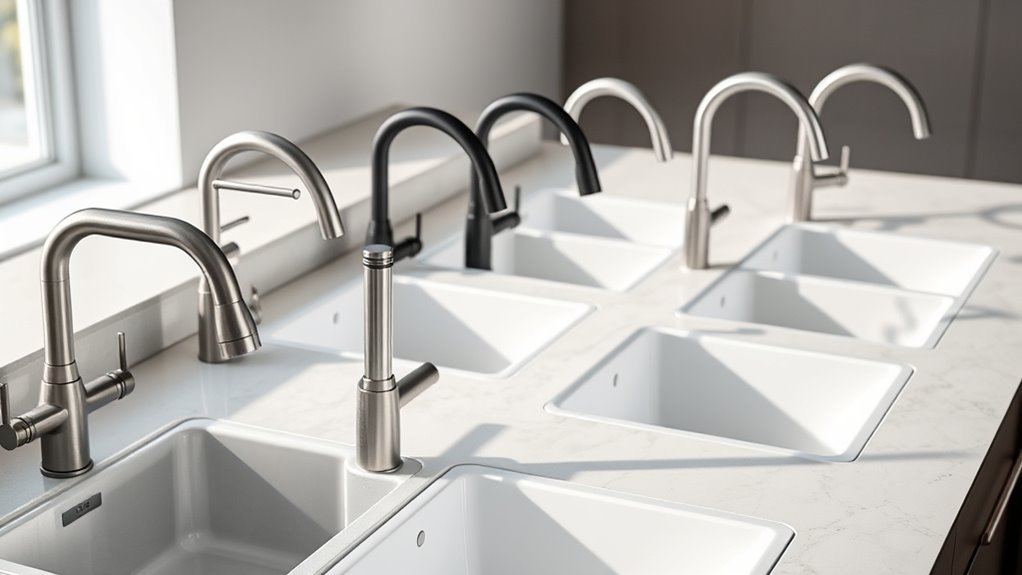 top rated pull down faucets