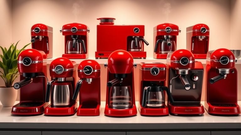 top red coffee makers