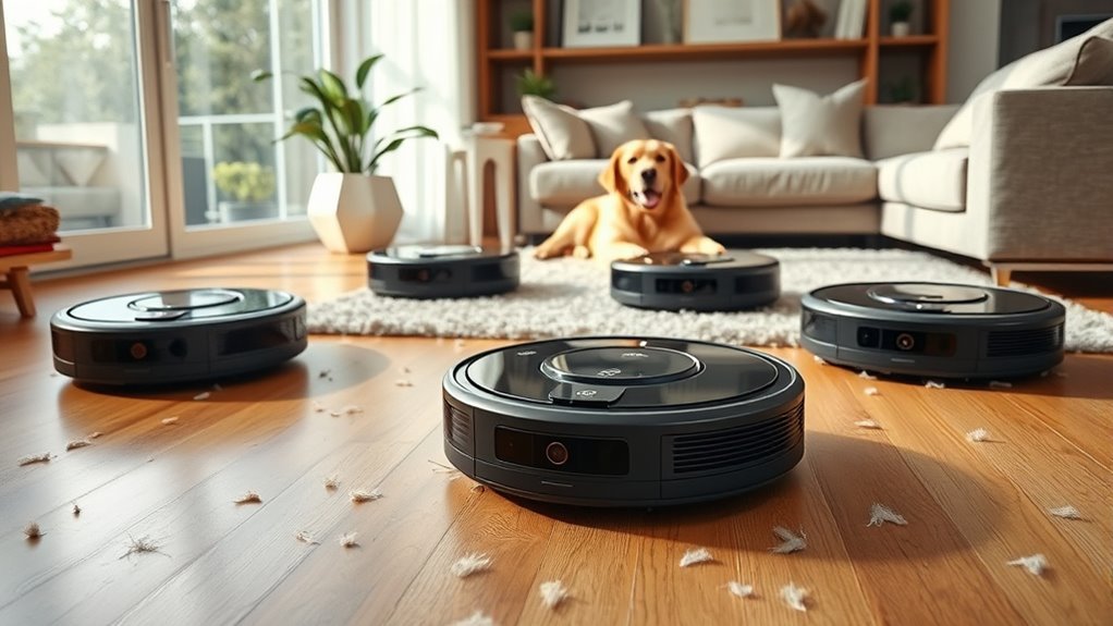 top robotic vacuums for pet fur