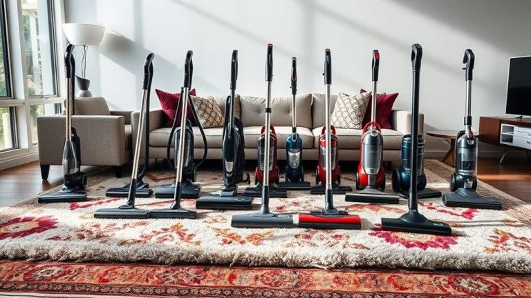 top rug vacuum picks