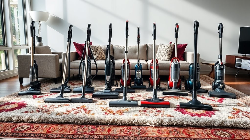top rug vacuum picks
