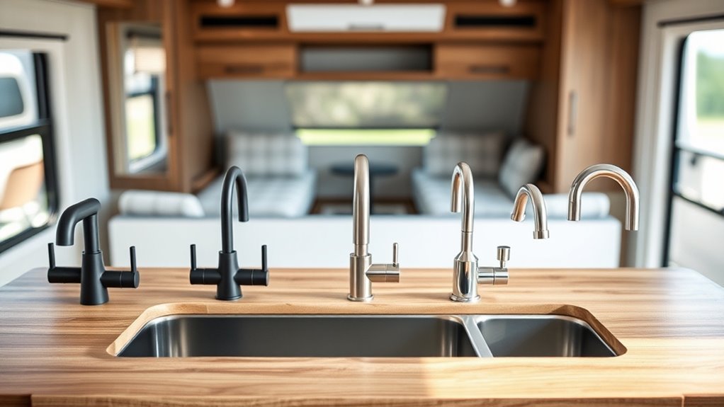 top rv kitchen faucets