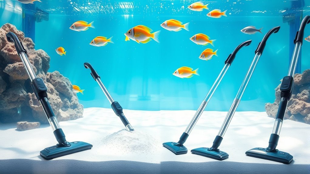 top sand aquarium vacuums