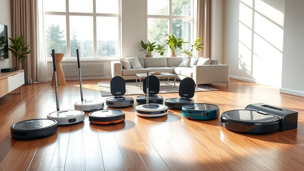 top self emptying mop vacuums