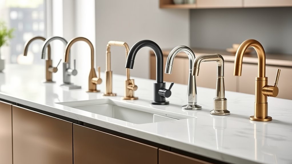 top sink faucet selections