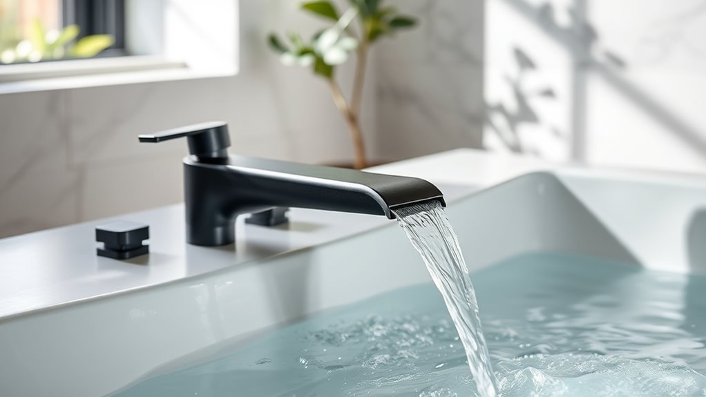 top soaking tub faucets