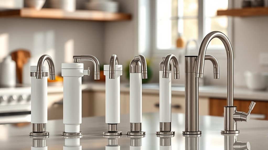top sprayer faucet filters