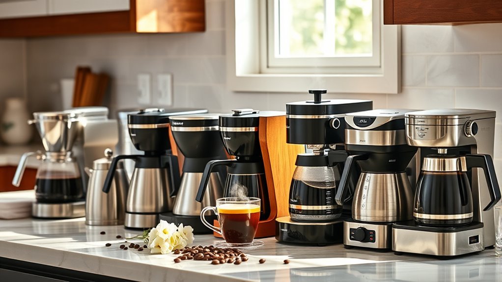top stainless steel coffee makers