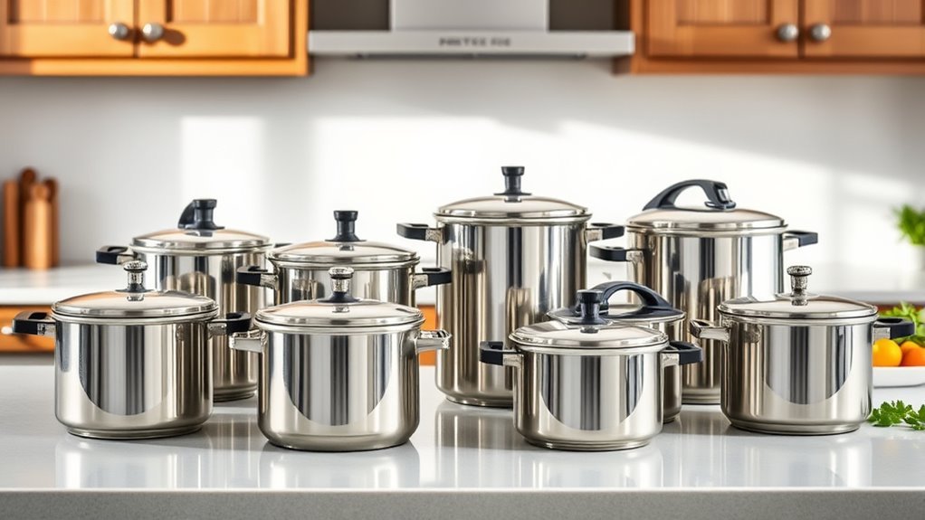 top stainless steel cookers