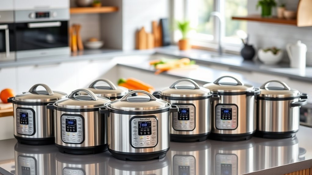 top stainless steel cookers