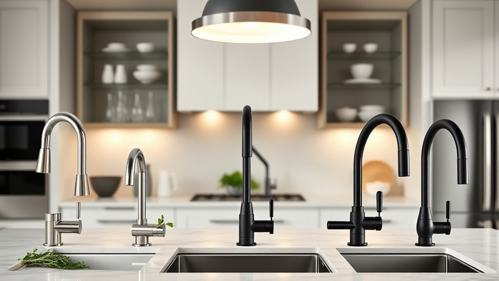 top stylish kitchen faucets