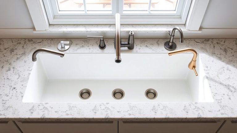 top three hole faucets