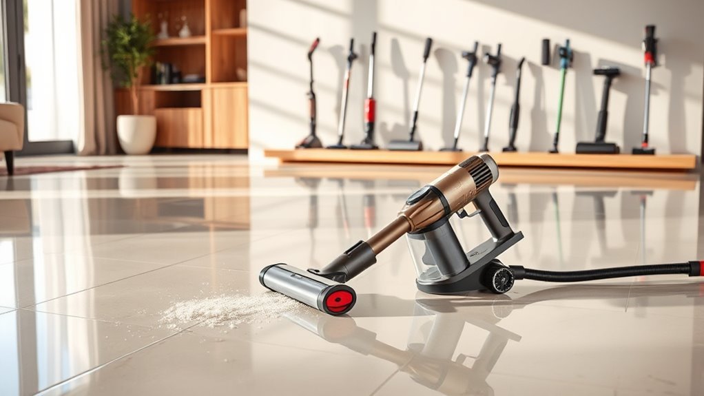 top tile floor vacuums
