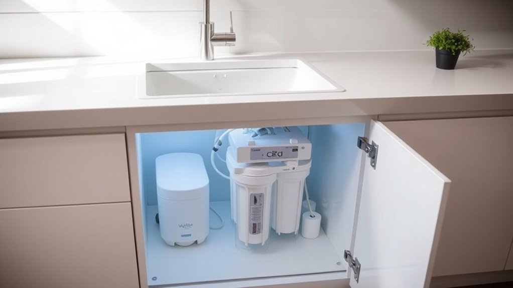 top under counter water filters