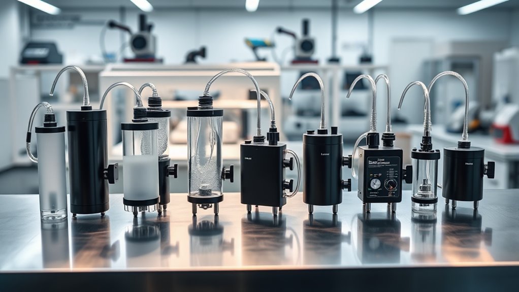 top vacuum pump cold traps