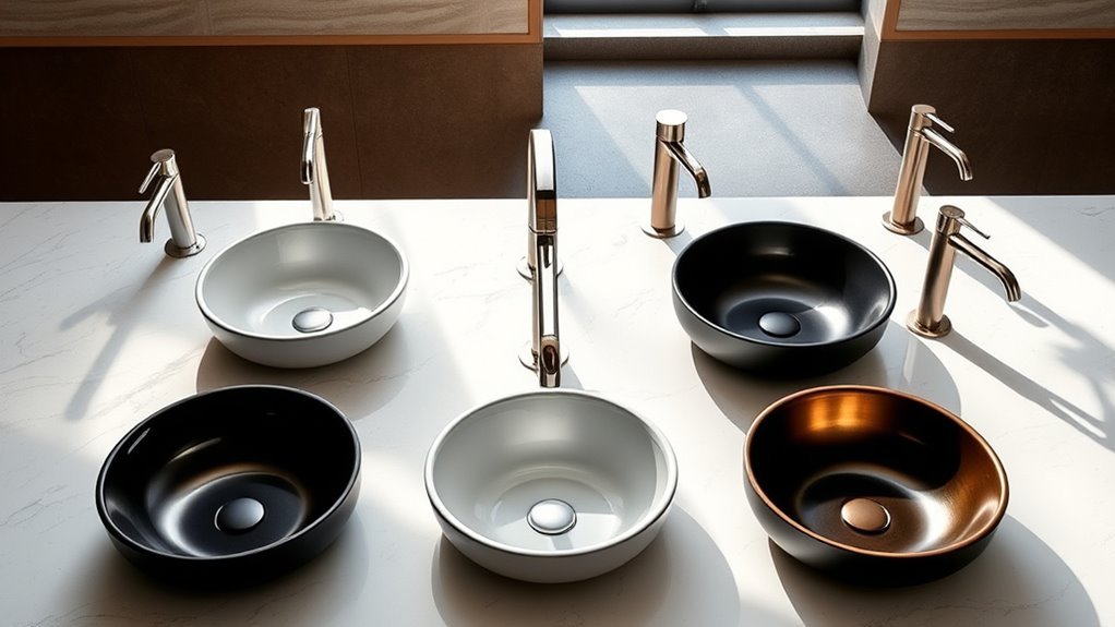 top vessel faucet selections
