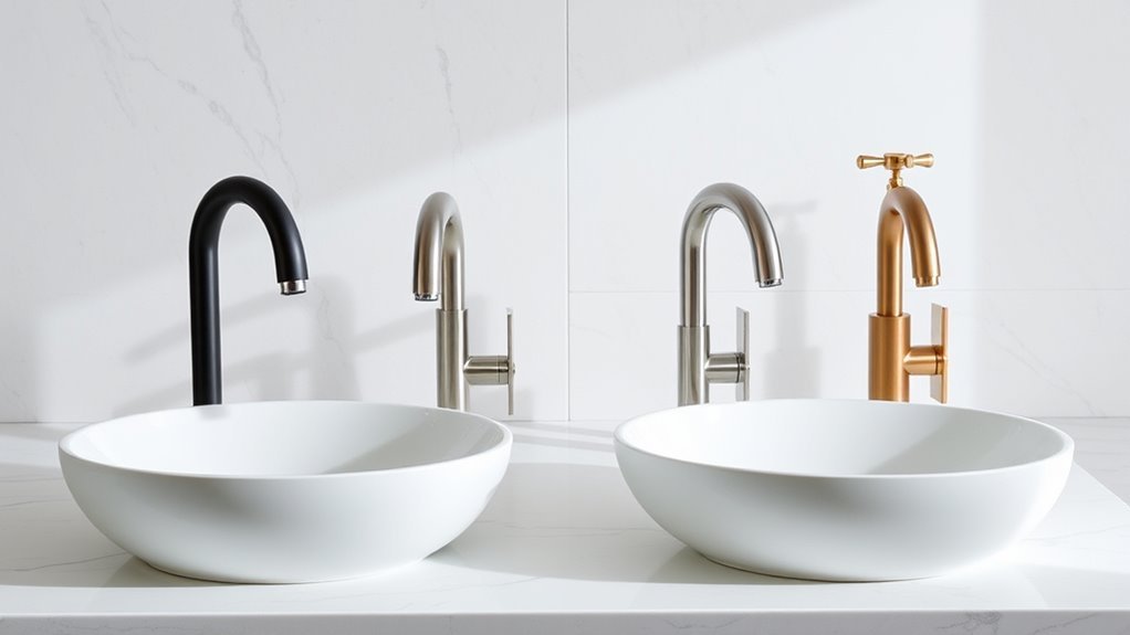 top vessel sink faucets