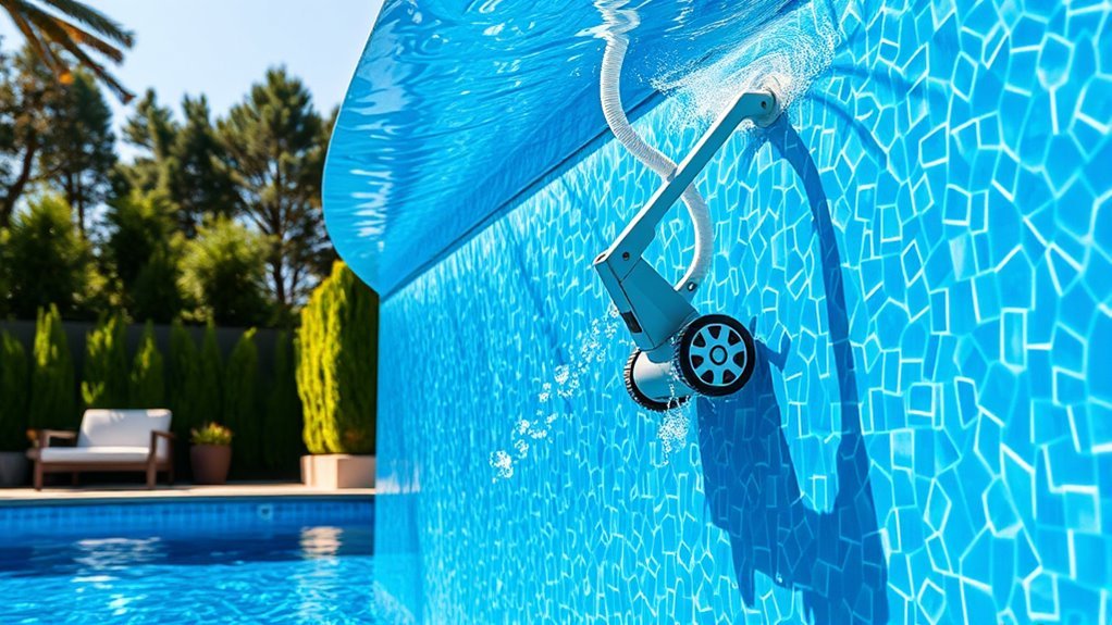 top wall climbing pool vacuums