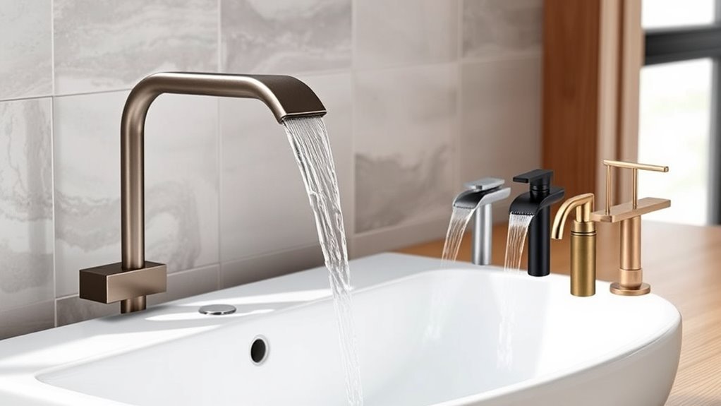 top widespread waterfall faucets