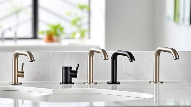 touchless faucets with handles