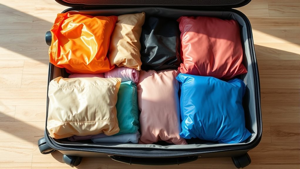 travel space saving vacuum bags