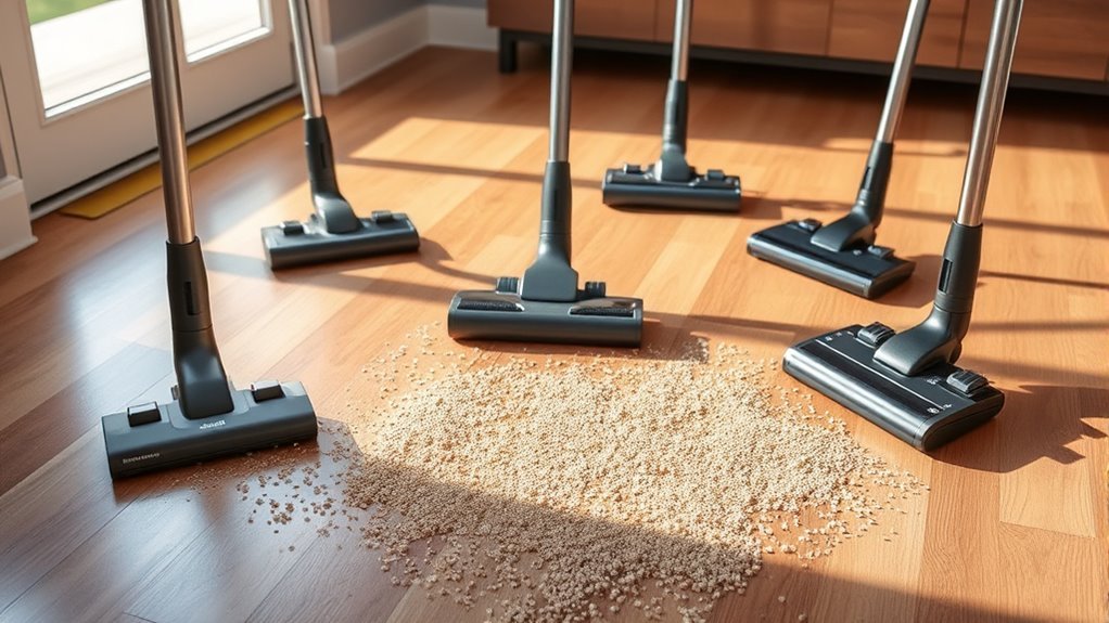 vacuums for hardwood sand