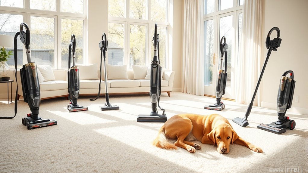 vacuums for high pile carpets