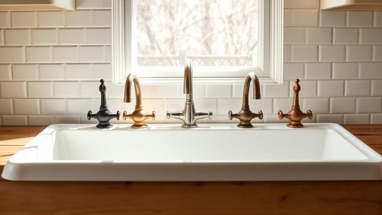 vintage sink faucet finishes